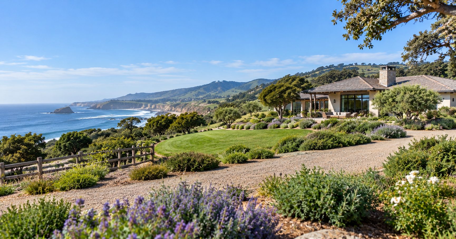 Central Coast home on a hillside, home insurance before closing