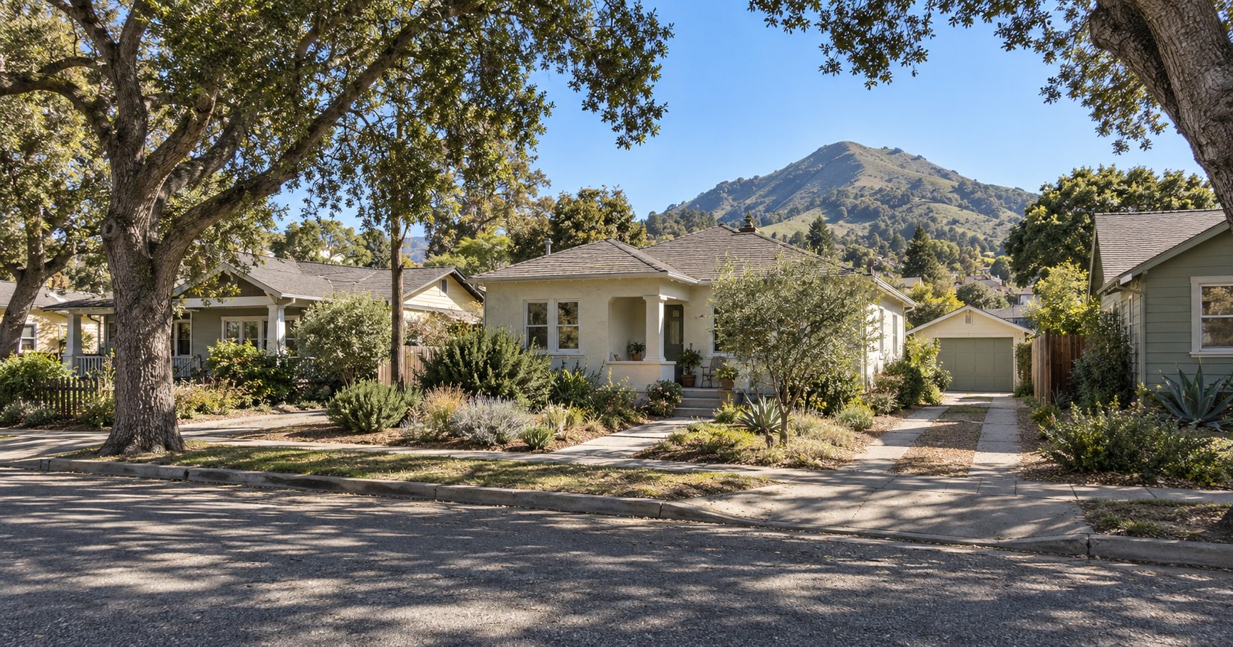 San Luis Obispo neighborhood home and street, sewer lateral inspection
